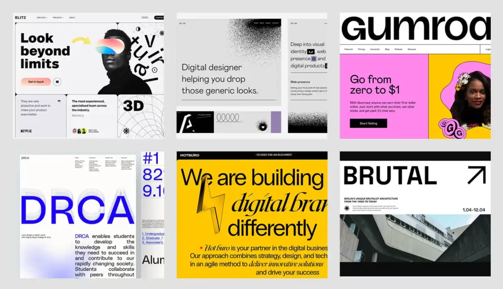 Graphic Design Trends Neo-brutalism - Smartcom