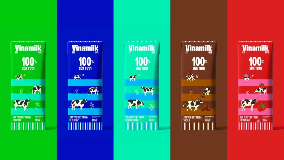 New packages of Vinamilk